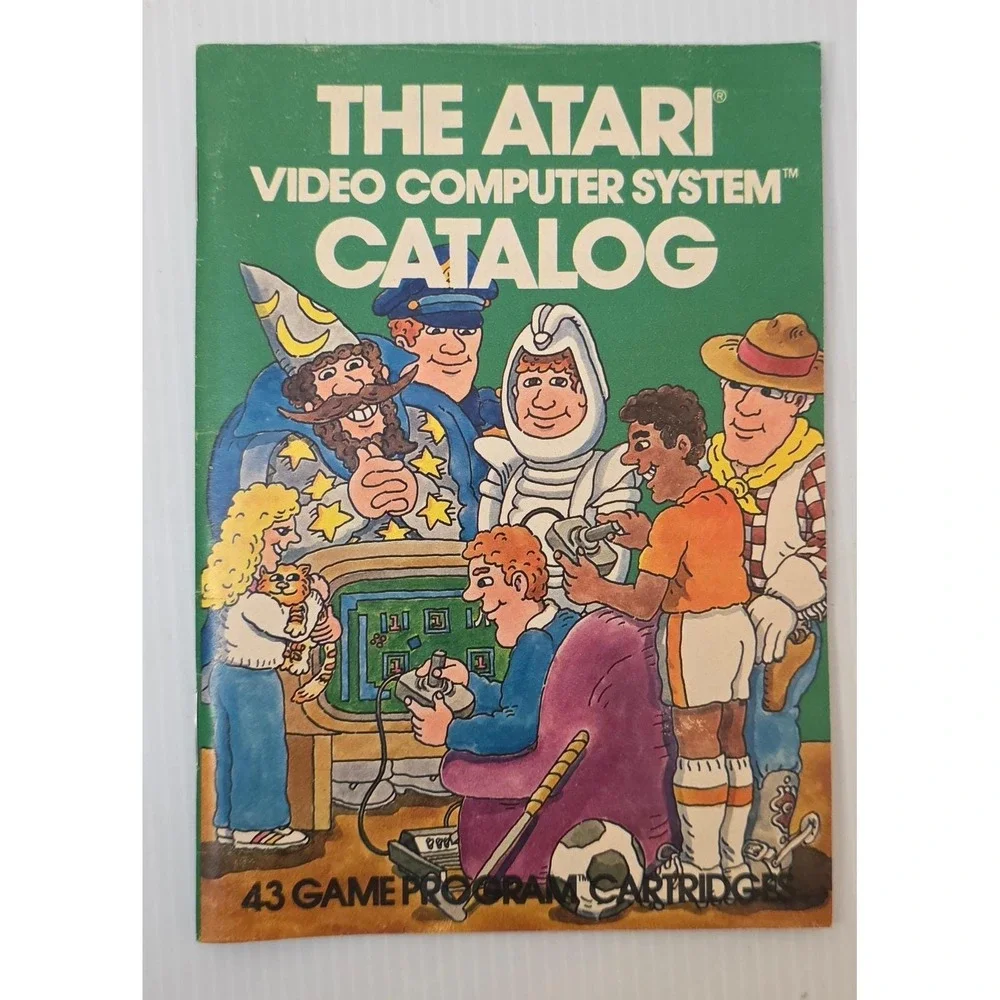 Vintage Atari Manuals Catalog Lot Defender Asteroids Breakout‎